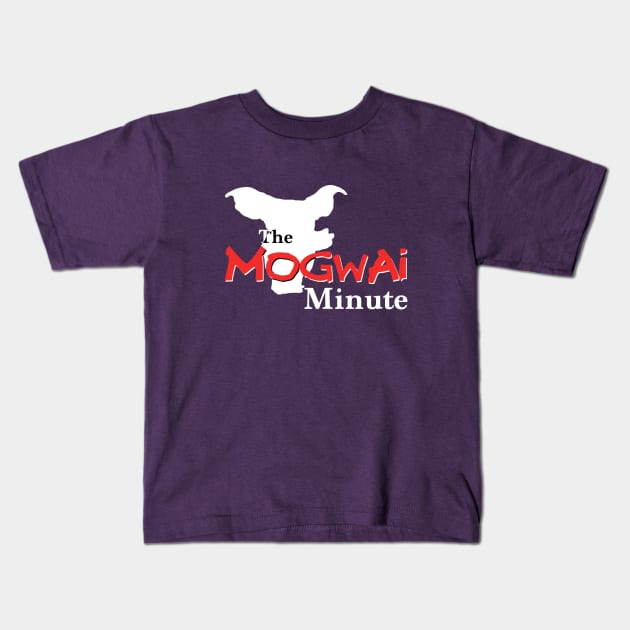 The Mogwai Minute Logo - with Gizmo Kids T-Shirt by Themogwaiminute